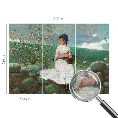 Tapeta fotograficzna fizelinowa Kwietny spokój