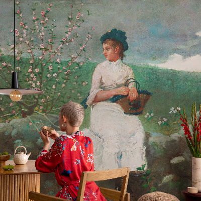 Tapeta fotograficzna fizelinowa Kwietny spokój