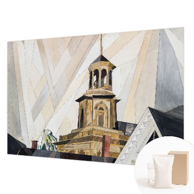Dekoracyjna fototapeta na ścianę z motywem architektonicznej wieży