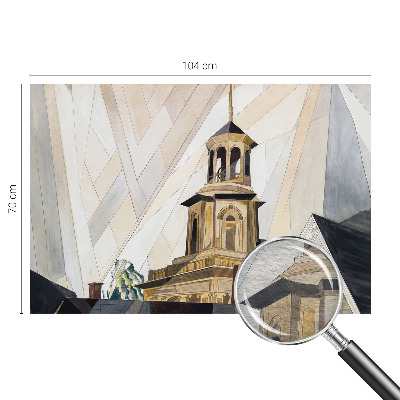 Dekoracyjna fototapeta na ścianę z motywem architektonicznej wieży