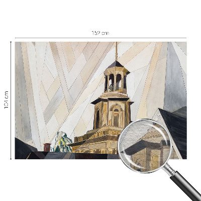 Dekoracyjna fototapeta na ścianę z motywem architektonicznej wieży