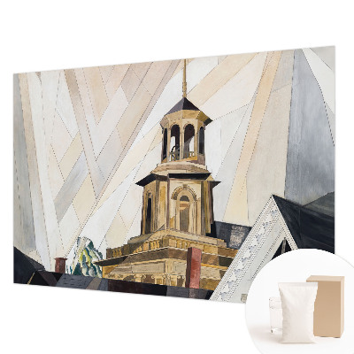 Dekoracyjna fototapeta na ścianę z motywem architektonicznej wieży