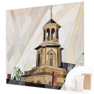 Dekoracyjna fototapeta na ścianę z motywem architektonicznej wieży
