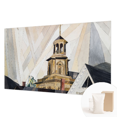 Dekoracyjna fototapeta na ścianę z motywem architektonicznej wieży