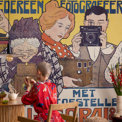 Nowoczesna fototapeta do salonu z motywem «Fotograficzna pasja»