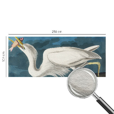 Fototapeta fizelinowa z nadrukiem Fototapeta fizelinowa z nadrukiem Ptak z rybą