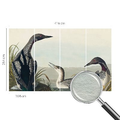 Fototapeta fizelinowa z nadrukiem Ptaki nad wodą