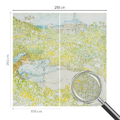 Fototapeta fizelinowa do sypialni Fototapeta fizelinowa do sypialni Wiosenny relaks