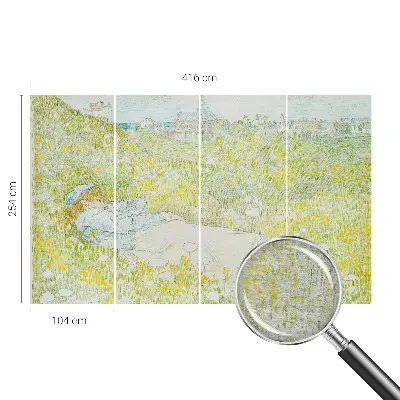 Fototapeta fizelinowa do sypialni z motywem wiosennego relaksu