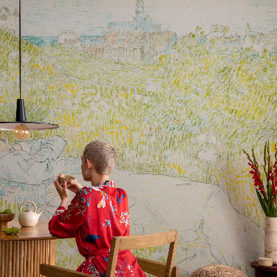 Fototapeta fizelinowa do sypialni Fototapeta fizelinowa do sypialni Wiosenny relaks