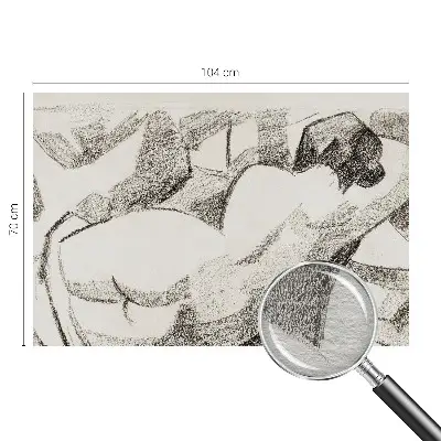 Tapeta fotograficzna fizelinowa z motywem postaci leżącej