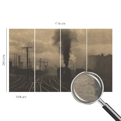Fototapeta na ścianę z motywem przemysłowego pejzażu
