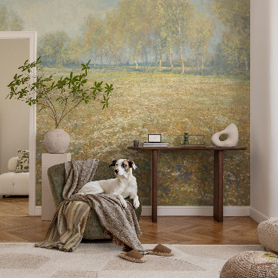 Fototapeta fizelinowa do sypialni Kwitnące pole