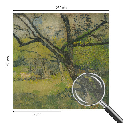 Tapeta fotograficzna z motywem zielonego pejzażu