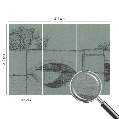 Tapeta fotograficzna Tapeta fotograficzna Most łukowy