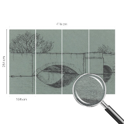 Tapeta fotograficzna Tapeta fotograficzna Most łukowy