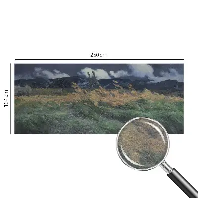 Tapeta fotograficzna fizelinowa z motywem dmuchanych traw