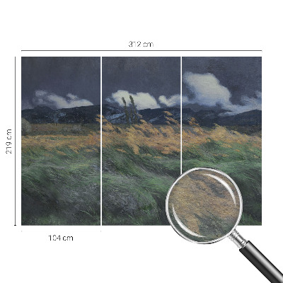 Tapeta fotograficzna fizelinowa Tapeta fotograficzna fizelinowa Dmuchane trawy