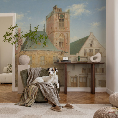 Nowoczesna fototapeta do salonu Nowoczesna fototapeta do salonu Zabytkowy ratusz