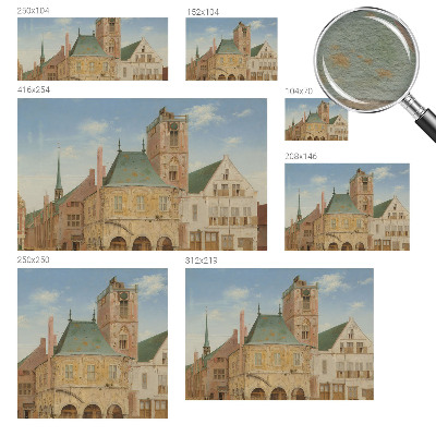 Nowoczesna fototapeta do salonu Nowoczesna fototapeta do salonu Zabytkowy ratusz