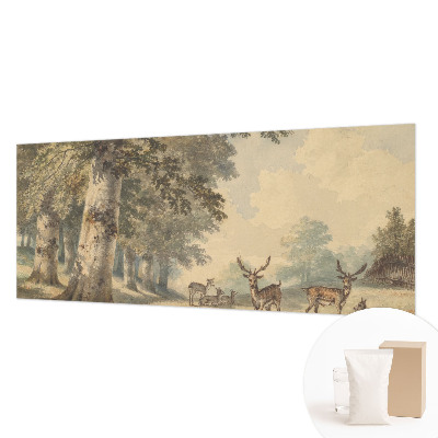 Nowoczesna fototapeta do salonu Leśny spokój