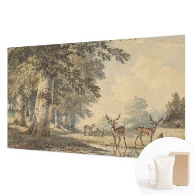 Nowoczesna fototapeta do salonu Leśny spokój