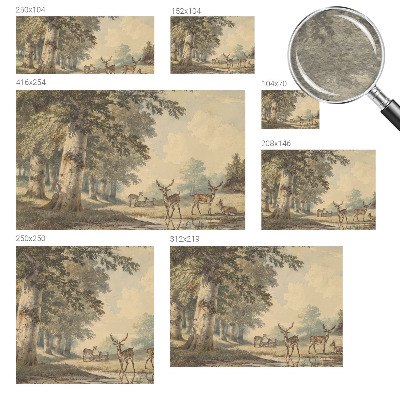 Nowoczesna fototapeta do salonu Leśny spokój