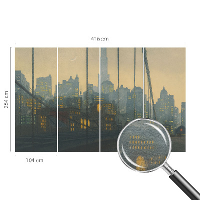 Tapeta fotograficzna fizelinowa z motywem wieczornej panoramy