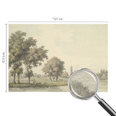 Nowoczesna fototapeta do salonu Nowoczesna fototapeta do salonu Spokojny park