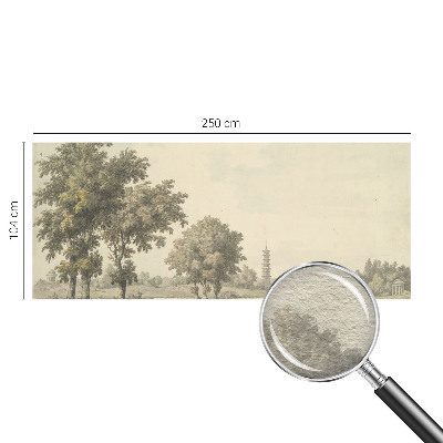 Nowoczesna fototapeta do salonu Nowoczesna fototapeta do salonu Spokojny park