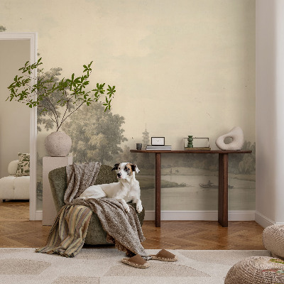 Nowoczesna fototapeta do salonu Nowoczesna fototapeta do salonu Spokojny park