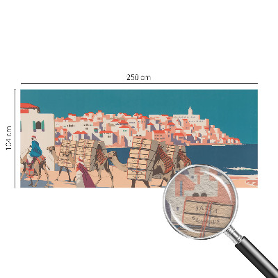 Fototapeta fizelinowa do sypialni Fototapeta fizelinowa do sypialni Karawana wielbłądów