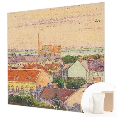 Fototapeta na ścianę z motywem miejskich dachów