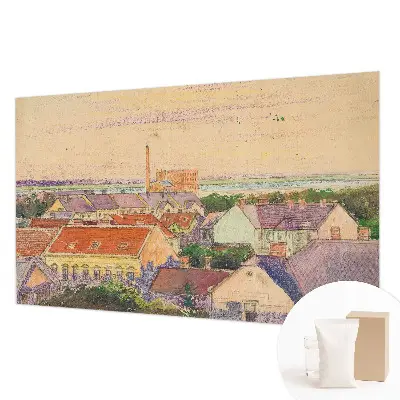 Fototapeta na ścianę z motywem miejskich dachów