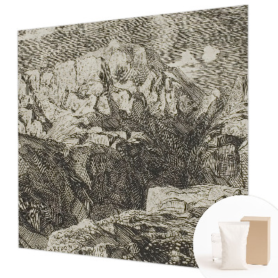 Tapeta fotograficzna fizelinowa Górska sceneria