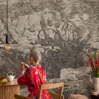 Tapeta fotograficzna fizelinowa z motywem górskiej scenerii