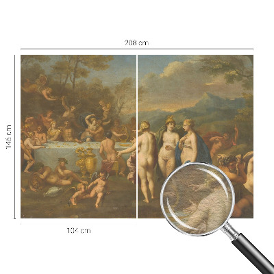 Nowoczesna fototapeta do salonu Antyczna uczta