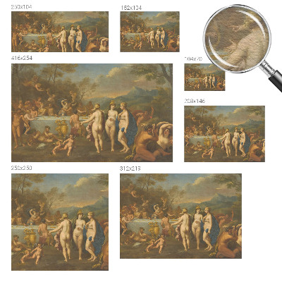 Nowoczesna fototapeta do salonu Antyczna uczta