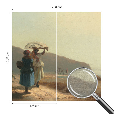 Fototapeta fizelinowa do sypialni Fototapeta fizelinowa do sypialni Nadmorski spacer