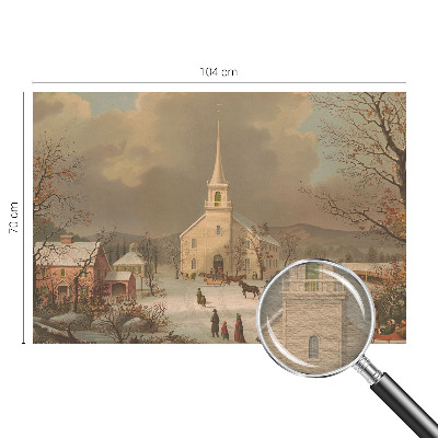 Tapeta fotograficzna fizelinowa Tapeta fotograficzna fizelinowa Zimowy pejzaż