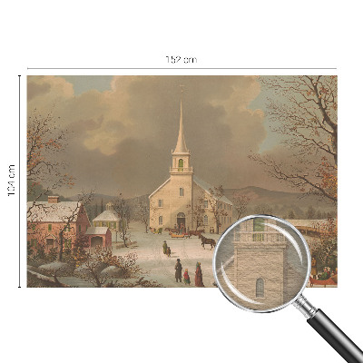 Tapeta fotograficzna fizelinowa Tapeta fotograficzna fizelinowa Zimowy pejzaż