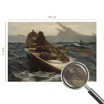 Nowoczesna fototapeta do salonu Nowoczesna fototapeta do salonu Rybak na morzu