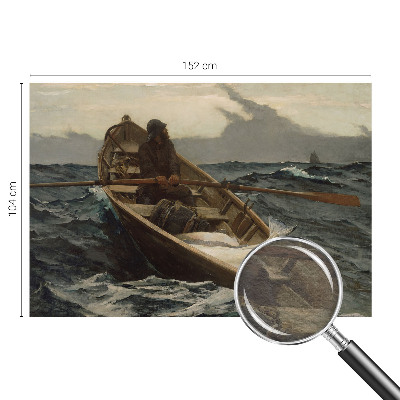 Nowoczesna fototapeta do salonu Nowoczesna fototapeta do salonu Rybak na morzu