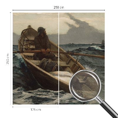 Nowoczesna fototapeta do salonu Nowoczesna fototapeta do salonu Rybak na morzu