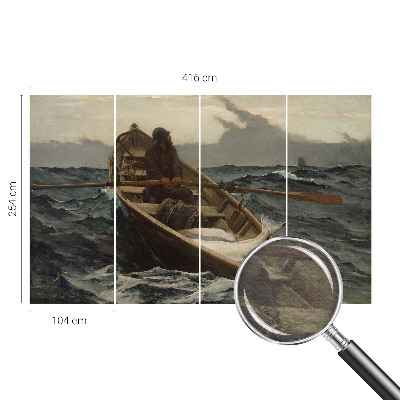 Nowoczesna fototapeta do salonu Nowoczesna fototapeta do salonu Rybak na morzu