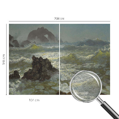 Dekoracyjna fototapeta na ścianę Dekoracyjna fototapeta na ścianę Burzliwe morze