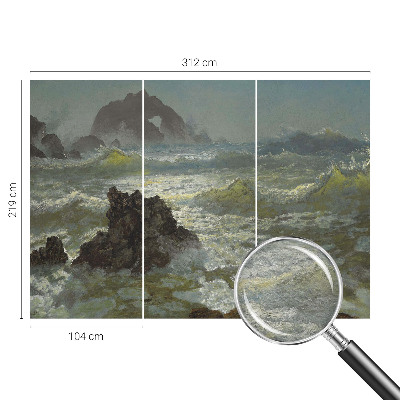 Dekoracyjna fototapeta na ścianę Dekoracyjna fototapeta na ścianę Burzliwe morze