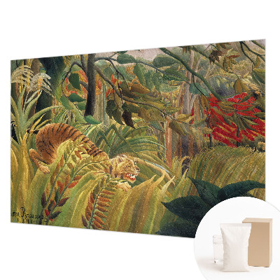 Nowoczesna fototapeta do salonu Egzotyczny tygrys