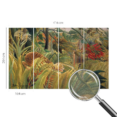 Nowoczesna fototapeta do salonu Nowoczesna fototapeta do salonu Egzotyczny tygrys