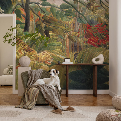 Nowoczesna fototapeta do salonu Nowoczesna fototapeta do salonu Egzotyczny tygrys